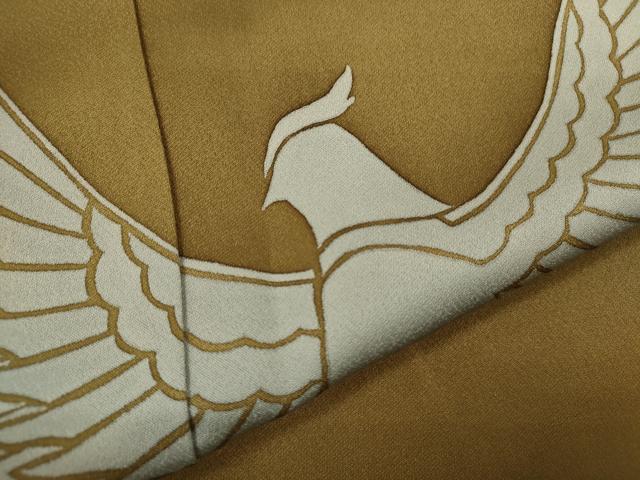平和屋着物●染色作家 斉藤三才 色留訪問着 三才鳥 正絹 逸品 CABJ2421ze