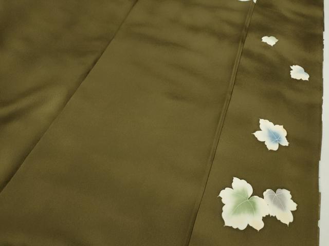 平和屋着物●訪問着 刺繍 枝花文 金彩 正絹 逸品 CABJ2431ze