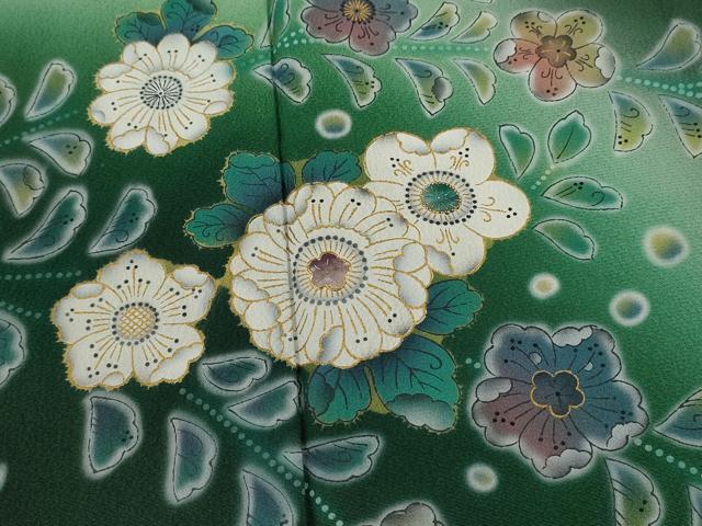 平和屋着物●螺鈿作家 藤本隆士 訪問着 螺鈿 辻ヶ花 暈し染め 金彩 正絹 逸品 CABJ2433ze