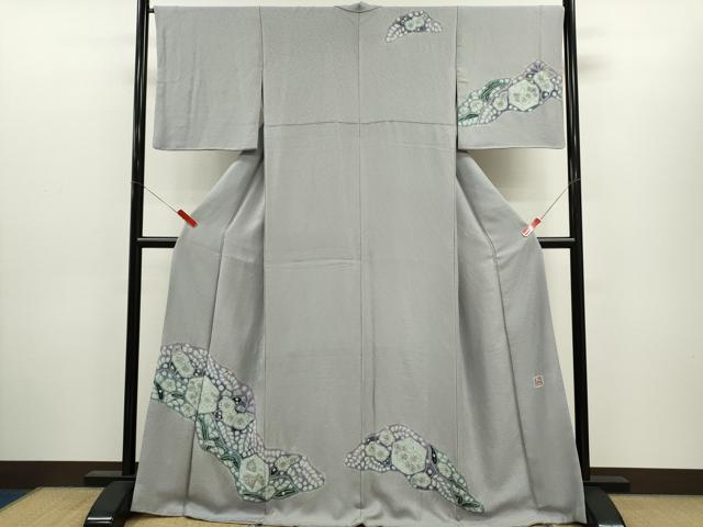 平和屋着物●樋熊哲也 訪問着 辻が花 絞り 手描き 訪問着 絞り 手描き 正絹 逸品 CABJ2436ze