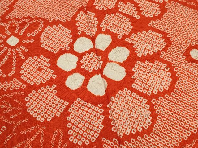 平和屋着物●豪華振袖 総絞り 立波舞花文 正絹 逸品 CABJ2483ze