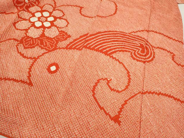 平和屋着物●豪華振袖 総絞り 立波舞花文 正絹 逸品 CABJ2483ze