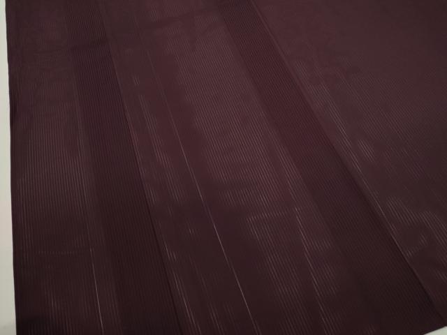 平和屋着物*夏物 色無地 縦絽 似せ紫色 正絹 逸品 CABJ2520ze