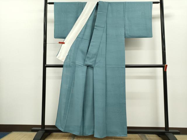 平和屋着物*夏物 色無地 霞紋絽 浅縹色 松坂屋扱い 正絹 逸品 CABJ2525ze