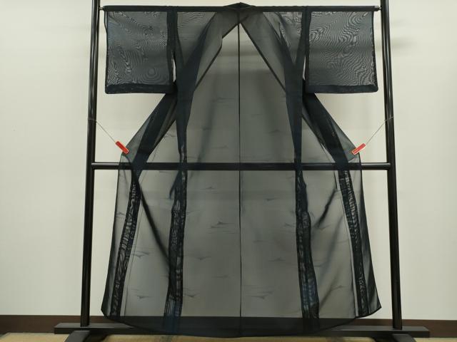 平和屋着物*夏物 小紋 紗 遠山文 正絹 逸品 CABJ2534ze