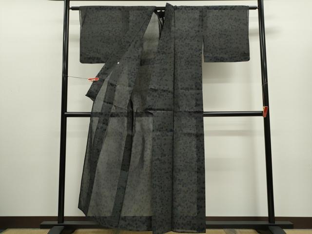 平和屋着物*夏物 本場大島紬 夏大島 石畳文 高島屋扱い 正絹 逸品 CABJ2540ze