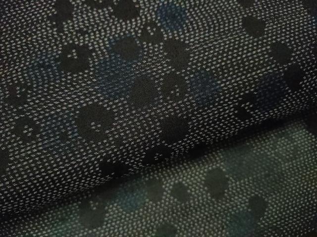 平和屋着物*夏物 本場大島紬 夏大島 石畳文 高島屋扱い 正絹 逸品 CABJ2540ze