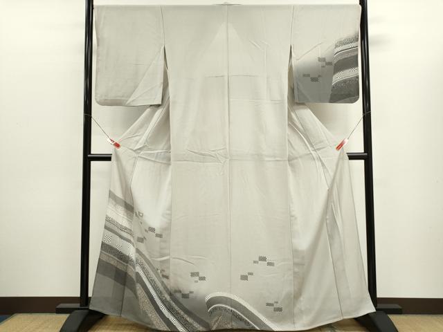 平和屋着物*夏物 訪問着 絽 駒刺繍 吉祥文 金彩 正絹 逸品 CABJ2551ze