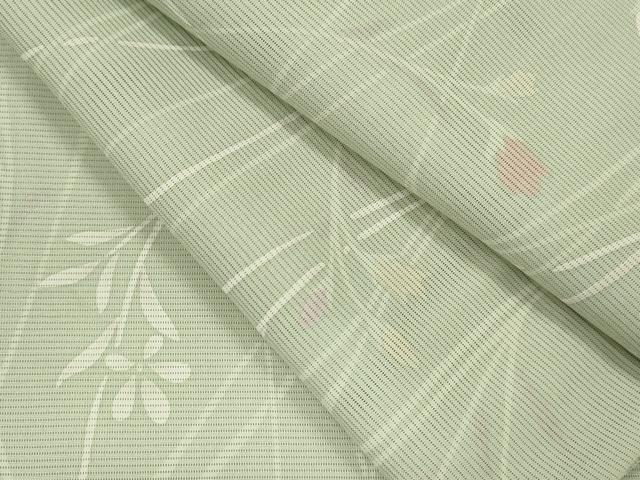 平和屋着物*夏物 小紋 絽 草花文 正絹 逸品 CABJ2563ze
