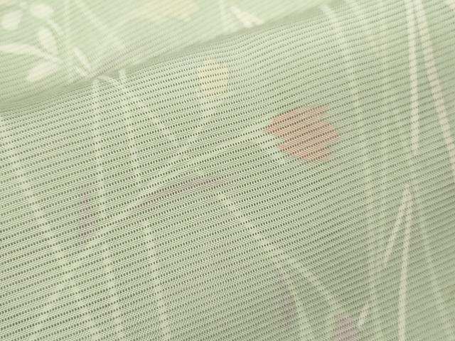 平和屋着物*夏物 小紋 絽 草花文 正絹 逸品 CABJ2563ze