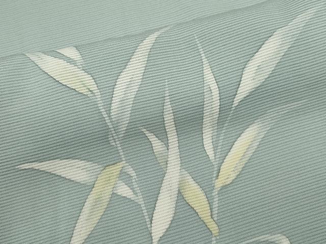 平和屋着物*夏物 訪問着 絽 流水枝葉文 銀彩 正絹 逸品 CABJ2565ze