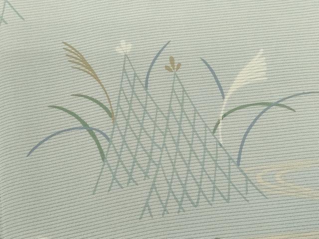 平和屋着物*夏物 訪問着 絽 飛鳥草木文 暈し染め 正絹 逸品 CABJ2573ze
