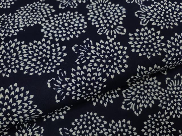 平和屋着物∴夏物 浴衣 注染 手縫い 菊尽くし 綿 逸品 CABJ2664ze