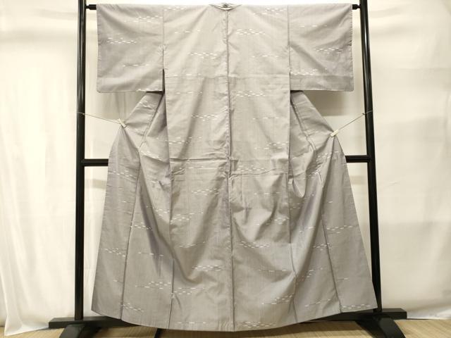 平和屋着物■上質な紬 横段文 正絹 逸品 CABJ2803ev