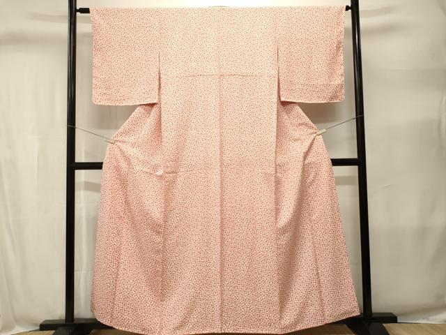 平和屋着物■上質な小紋 舞花文 正絹 逸品 CABJ2808ev