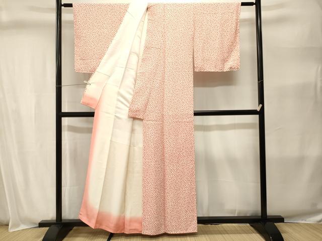 平和屋着物■上質な小紋 舞花文 正絹 逸品 CABJ2808ev