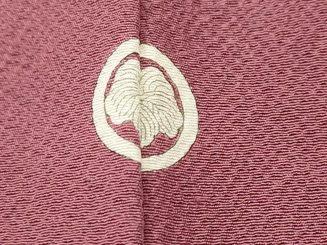 平和屋着物■上質な色無地 退紅色 正絹 逸品 CABJ2839ev