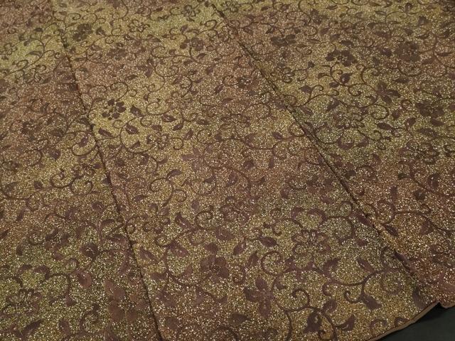 平和屋着物■小紋 花唐草文 洗える着物 CABJ2841ev