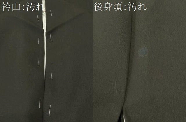 平和屋着物■訪問着 風景文 黒地 正絹 逸品 CABJ2853ev