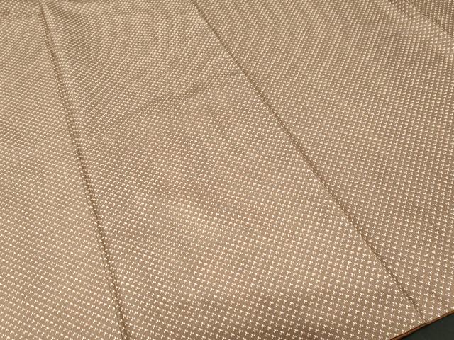 平和屋着物■上質な紬 幾何学文 正絹 逸品 CABJ2870ev