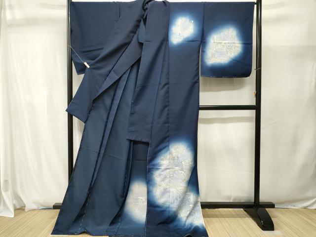 平和屋着物■訪問着 御所解文 舞蝶文 暈し染め 金彩 仮絵羽 洗える着物 未使用 CABJ2906ev