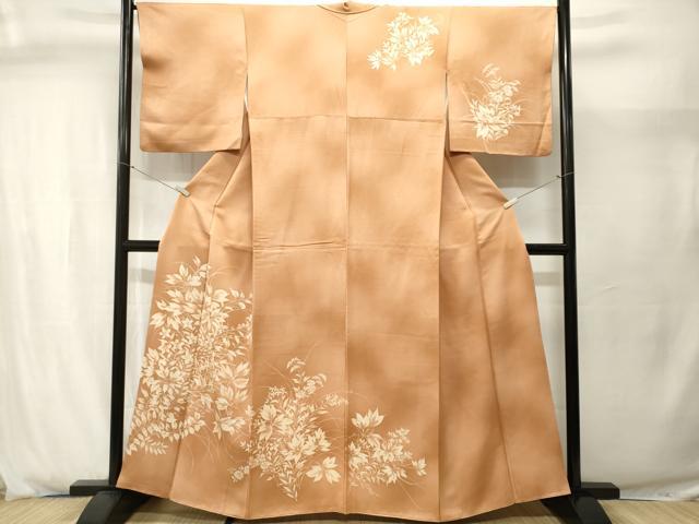 平和屋着物■訪問着 霞草花文 暈し染め 正絹 逸品 CABJ2924ev