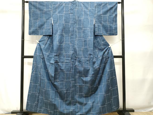 平和屋着物■上質な紬 抽象文 正絹 逸品 CABJ2983ev