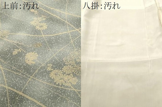 平和屋着物■上質な小紋 枝菊文 暈し染め 正絹 逸品 CABJ3017ev