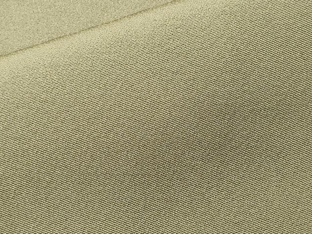 平和屋着物■上質な色無地 抹茶色 正絹 逸品 CABJ3049ev