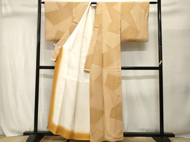 平和屋着物■上質な小紋 切嵌文 正絹 逸品 CABJ3070ev