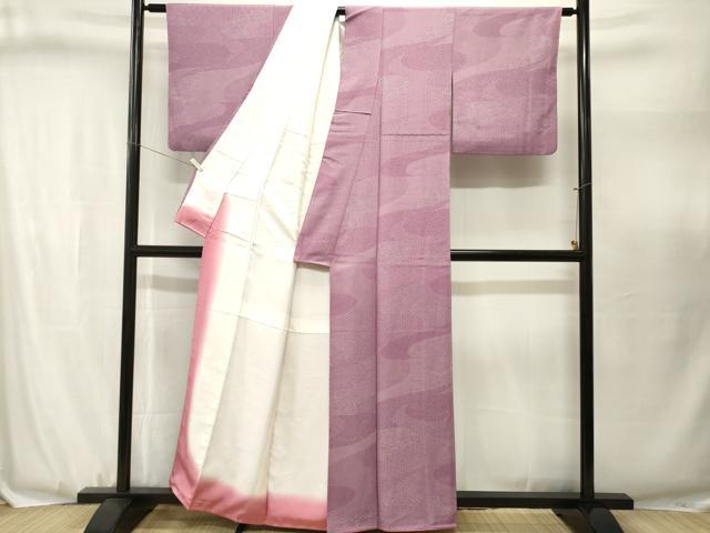 平和屋着物■江戸小紋 寄せ小紋柄 正絹 逸品 CABJ3117ev