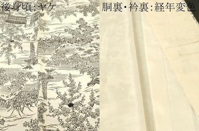 平和屋着物■上質な小紋 御所解文 正絹 逸品 CABJ3118ev
