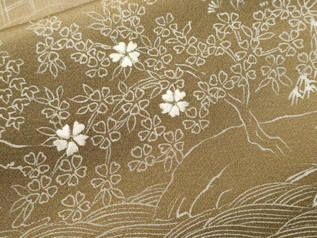 平和屋着物■訪問着 作家物 刺繍 人物御所解文 暈し染め 正絹 逸品 CABJ3141ev