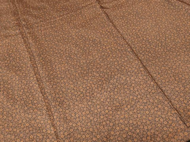 平和屋着物■本場染大島紬 花唐草文 正絹 逸品 CABJ3147ev