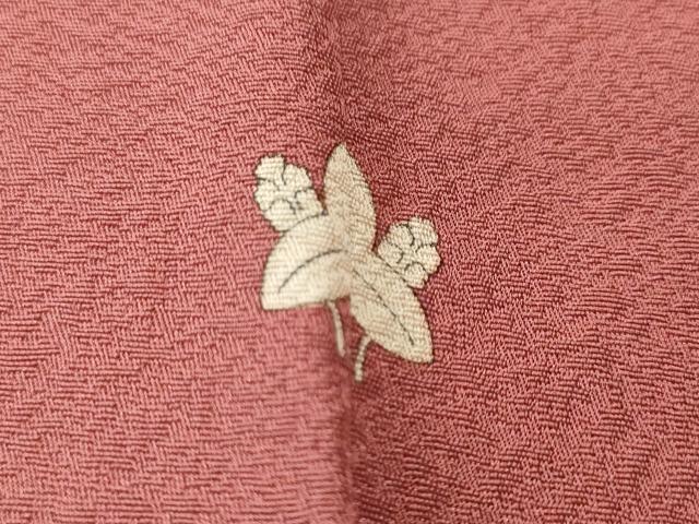 平和屋着物■訪問着 枝梅草花文 正絹 逸品 CABJ3148ev