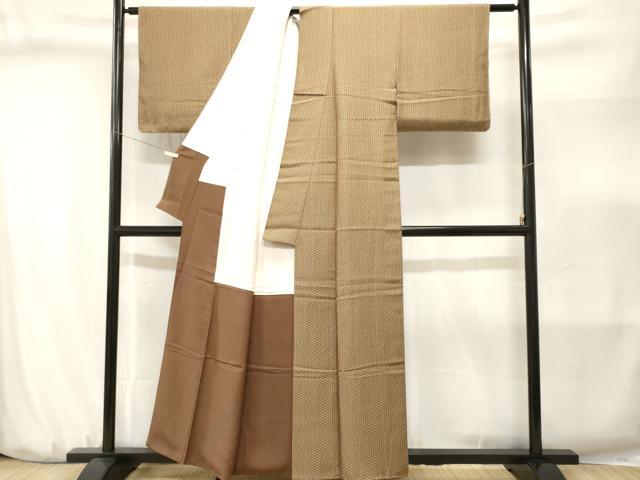 平和屋着物■上質な小紋 小花尽くし 正絹 逸品 CABJ3172ev