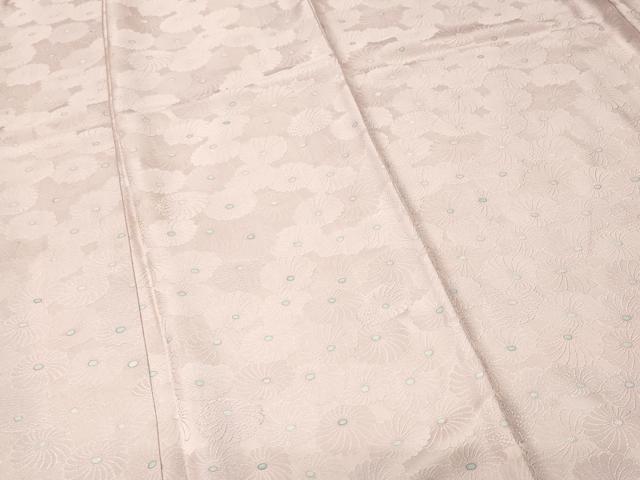 平和屋着物■上質な小紋 地紋起こし 菊文 正絹 逸品 CABJ3205ev