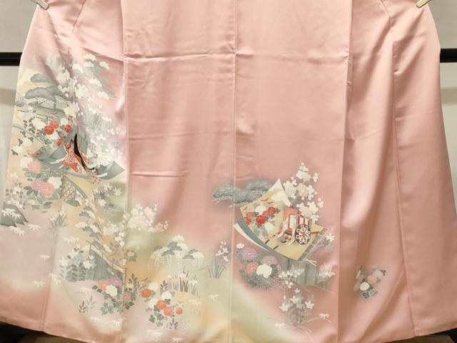 平和屋着物■訪問着 十二単 御所解文 暈し染め正絹 逸品 CABJ3215ev