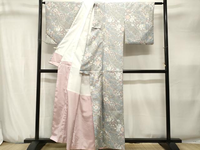 平和屋着物■小紋 辻が花 洗える着物 CABJ3222ev