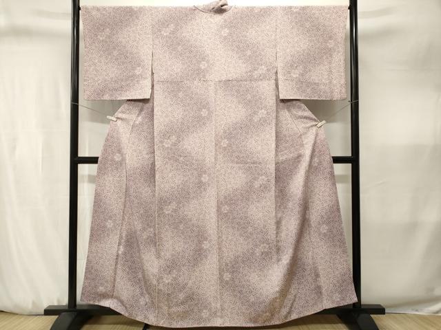 平和屋着物■上質な小紋 草花文 暈し染め 正絹 逸品 CABJ3240ev