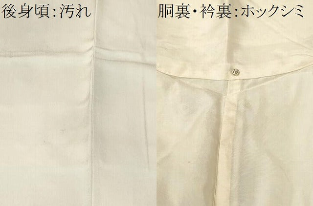 平和屋着物■訪問着 花鳥文 暈し染め 正絹 逸品 CABJ3284ev