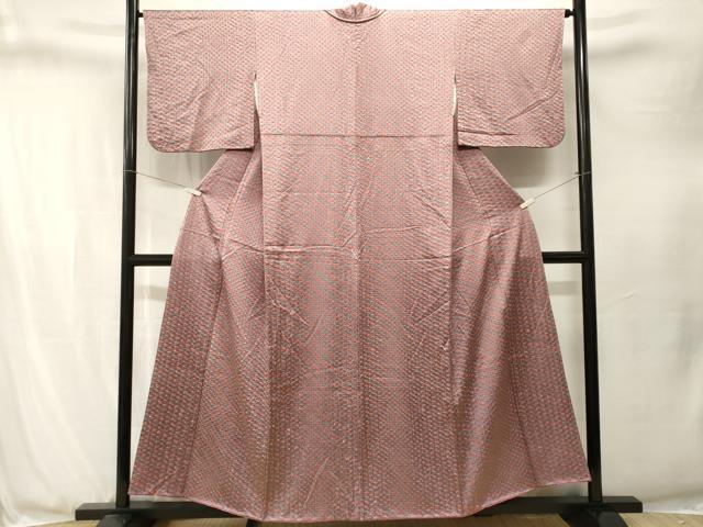 平和屋着物■上質な小紋 総絞り 正絹 逸品 CABJ3299ev