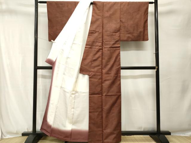 平和屋着物■上質な紬 樹林文 正絹 逸品 CABJ3305ev