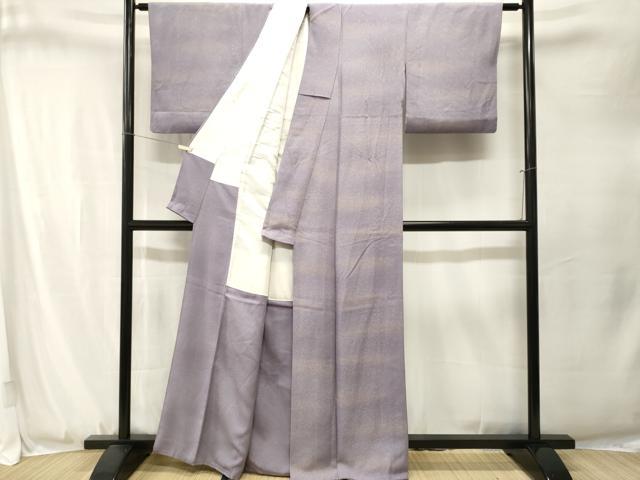 平和屋着物■上質な小紋 霞文 正絹 逸品 CABJ3307ev