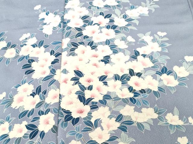 平和屋着物■訪問着 枝花文 正絹 逸品 CABJ3346ev
