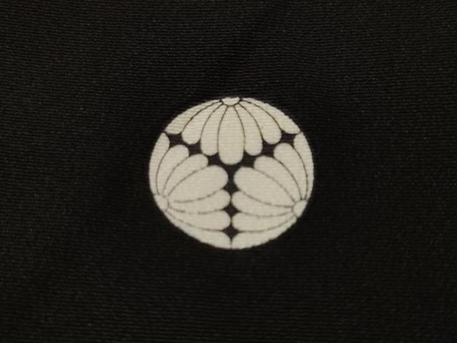 平和屋着物■豪華黒留袖 作家物 駒刺繍 飛鶴松文 正絹 逸品 CABJ3353ev