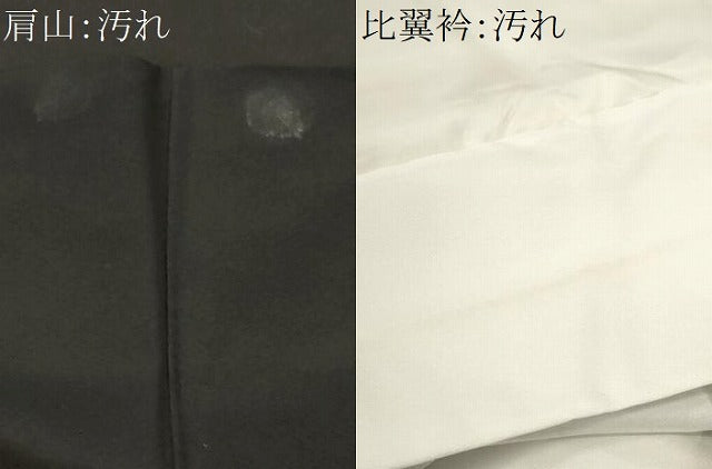 平和屋着物■豪華黒留袖 泰常 寿光織 鳳凰鬘帯花丸文 暈し染め 正絹 逸品 CABJ3359ev