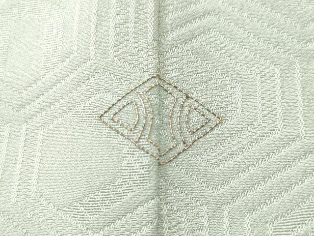 平和屋着物■訪問着 総刺繍 亀甲花繋ぎ文 正絹 逸品 CABJ3362ev
