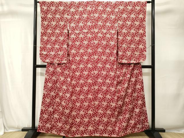 平和屋着物■小振袖 舞桜文 正絹 逸品 CABJ3381ev