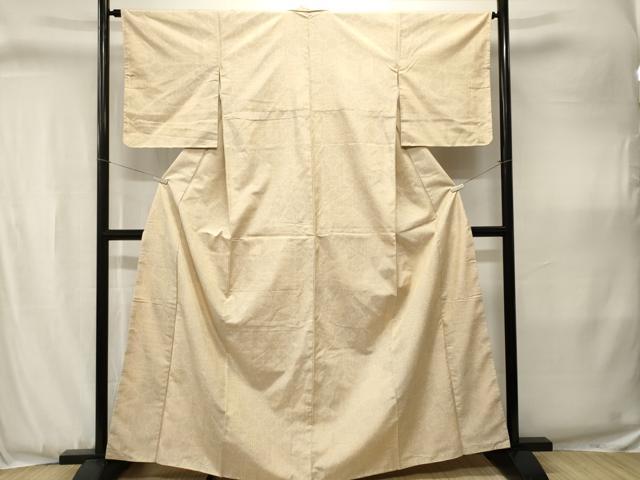 平和屋着物■上質な紬 幾何学文 正絹 逸品 CABJ3382ev